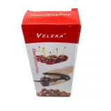Veleka Cherry / Olive Pitter Tool with Lock Cherry