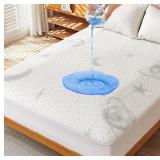 $39 EVENHUG Mattress Protector King Size 100% Wate