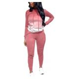 $29 Nimsruc Women's Two Piece Outfits Casual Sweat