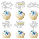$7 30 PCS Happy Retirement Cupcake Toppers Officia