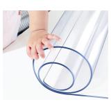 $63 PVC Round Table Protector Clear Plastic Eco Th