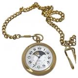$74 Peugeot Men's 14Kt Gold Plated Vintage Pocket