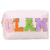 $9 Preppy Patch Cosmetic Toiletry Bag for Women Gi