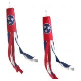$23 Tennessee State Flag WindSock 2 Pack Stripes W