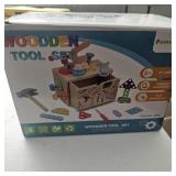 $35 Peachtree wooden tool set with drawer 3 years