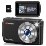 $40 AI Digital Camera, WiFi Cameras for Photograph