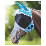 $35 FINE MESH Fly MASK with Nose Fringe (Pony, Tea