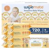$45 Wipemate EWG-Verified Premium Baby Wipes, 99%