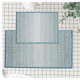 $17 FRESHMINT Ombre Chenille Bath Rugs 2pc Set