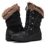 $40 GLOBALWIN Women's Snow Boots Waterproof Mid-Ca