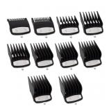 $10 10-Piece Clipper Guard Set, Black Professional