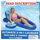 $45 Aqua Campania Ultimate 2-in-1 Pool Float Loung