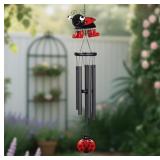 $66 Ladybug Wind Chime for Outdoor   Cute Beetle D