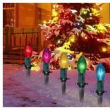 $20 Abeja 38FT Multicolor Christmas Pathway Lights