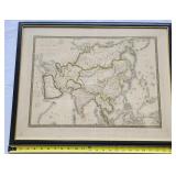 Antique 1820 French Map Of Asia