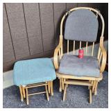 Glider Rocker & Married Ottoman