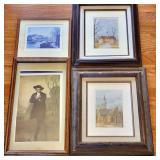 4 Vintage Art Prints
