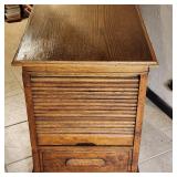 Rare Antique 1907 -ish Roll Top Fold Away Desk
