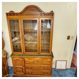 Large 2 Piece Vintage Sideboard & Hutch