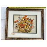 Marion Blair 1976 Vintage Crewel Embroidery Art