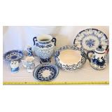 Blue & White Pottery Ceramic Porcelain Collection