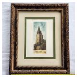 Leopold Robin 1877-1939 Colored Etching Engraving