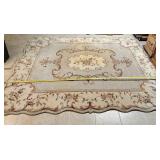 Evalina Aubusson Style 7'3'X9'3' Area Rug Carpet