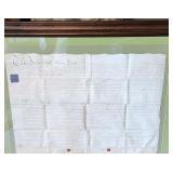 HUGE 200+ Year Old English Legal Land Document