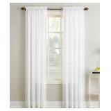 No. 918 Sheer Voile Curtain Panel: 51x63