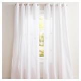 Loha Linen Curtain Panels: 2pcs, 54x108