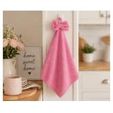 Pink Bow Hand Towel