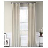 HPD Barley Heavy Faux Linen Curtain: Tan