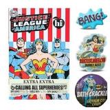 Superhero Bath Set: Fizzies, Bomb, Crackle, BBath