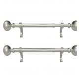 Decopolitan Curtain Rods: 2-Pack 12-20'