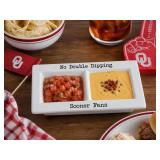 47th & Main Football Ceramic Dip Tray - SOONERS