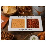 47th & Main Football Ceramic Dip Tray - LONGHORNS