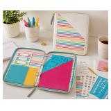 CRGibson Leatherette Portfolio + Stencils, Zipper