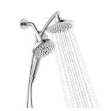 A&R Chrome Dual Head Shower Bar System