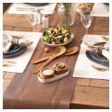 DII PVC Woven In/Outdoor Table Runner: Cinnamon