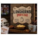 47th & Main Football Wall Dï¿½cor Sign - LONGHORNS