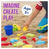Click N' Play Beach Toys for Kids 3-10 - Sand