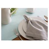 DII Chambray Kitchen TableRunner: Aqua