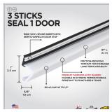 M-D Rubber Door Seal: 6-3/4'x1'x5/8'