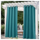 NICETOWN Patio Curtains: Peacock Teal