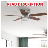 Harbor Breeze Armitage Ceiling Fan: 52', Brushed N