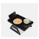 Smart Design Acacia Armrest Tray: Black
