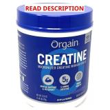 Orgain Creatine Monohydrate: 5g
