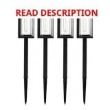 GTX LED Solar Pathway Lights: 4pc