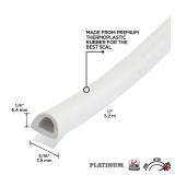 M-D Window Seal: 17ft, 5/16inx1/4in, White
