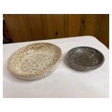 (2) Vintage Pigeon Forge potter bowls